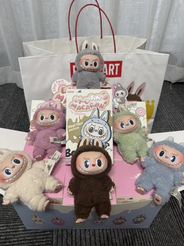 POPMART AUTHENTIC LABUBU THE MONSTERS EXCITING MACARON PLUSH PENDANT